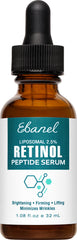 Ebanel Retinol Serum bottle pump enables easy, even nightly application.