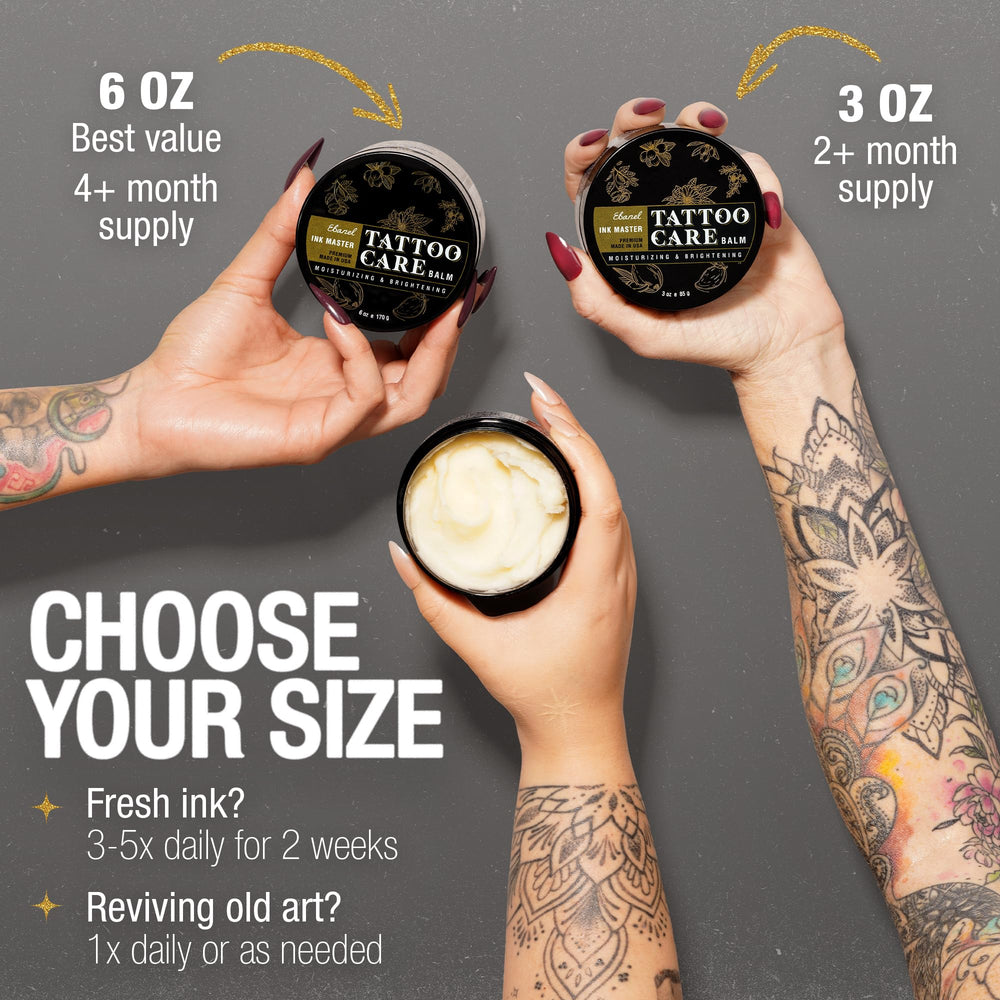 Ebanel Tattoo Balm used for microblading aftercare and piercing support