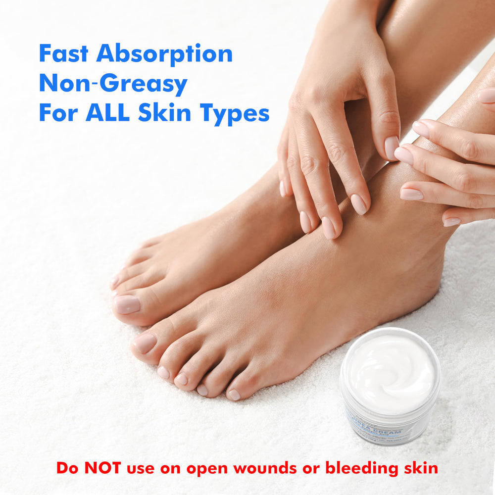 Ebanel Urea 40% callus remover for feet closeup.