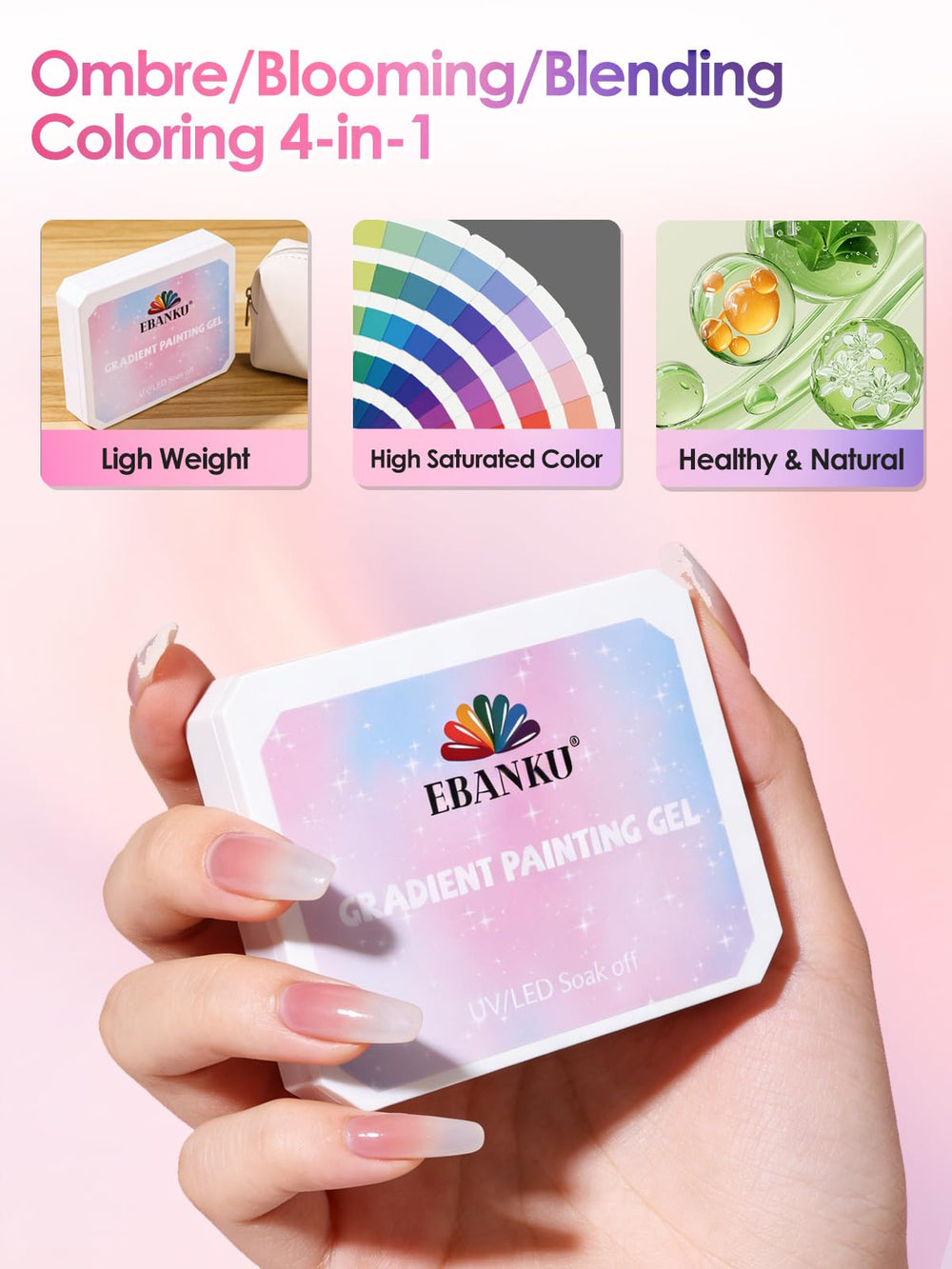 EBANKU grabbing pen helps control sponge patting and art placement.