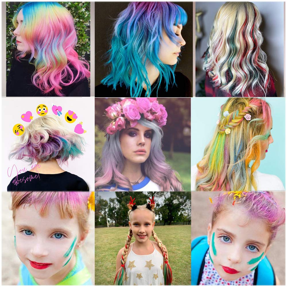 EBANKU hair chalk set is a colorful gift option for parties.