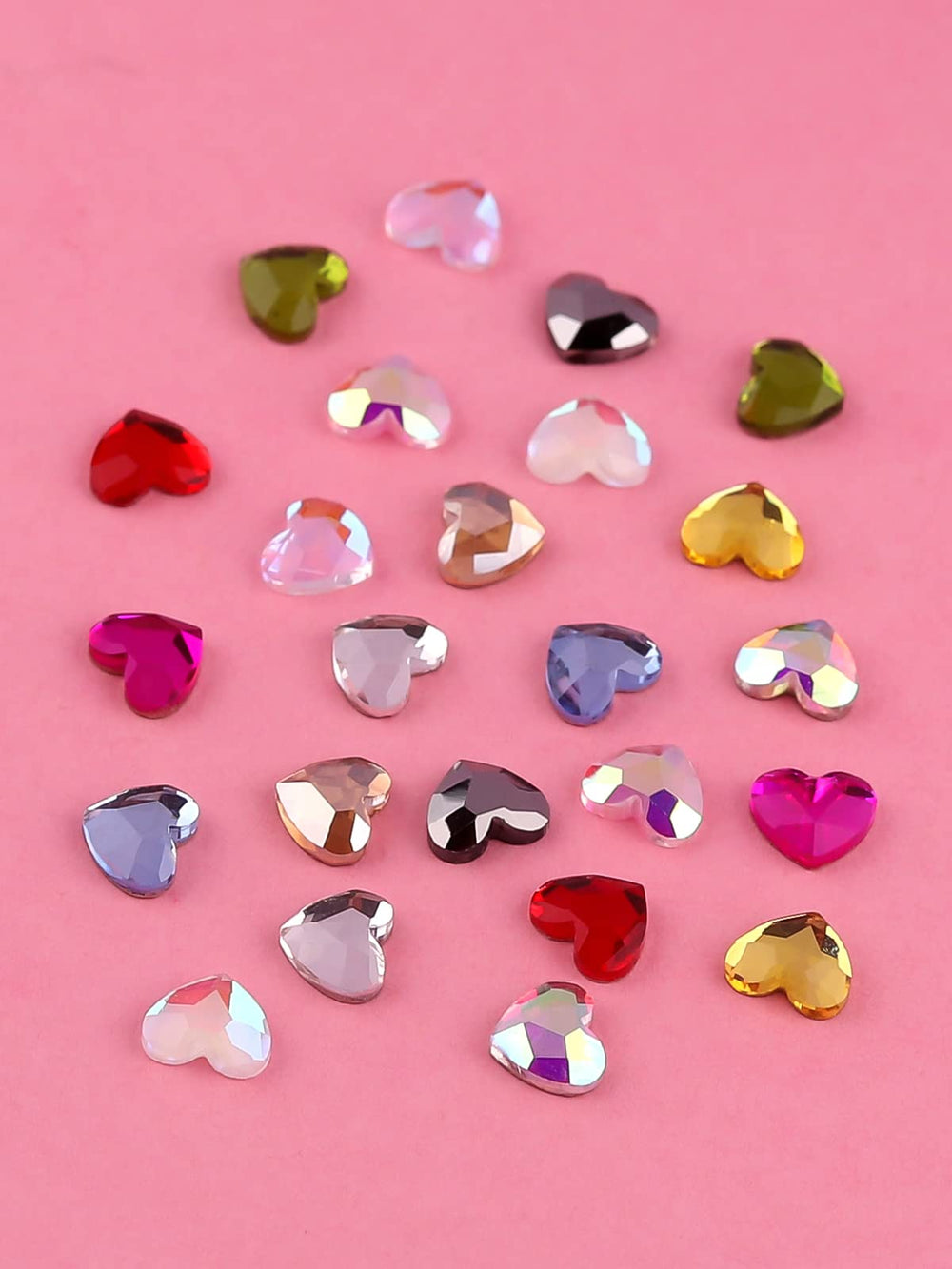 EBANKU K9 glass flat-back rhinestones with glossy shine.
