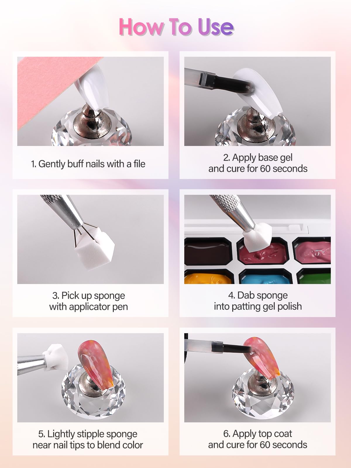 EBANKU LED/UV lamp compatibility for a long-lasting glossy finish.