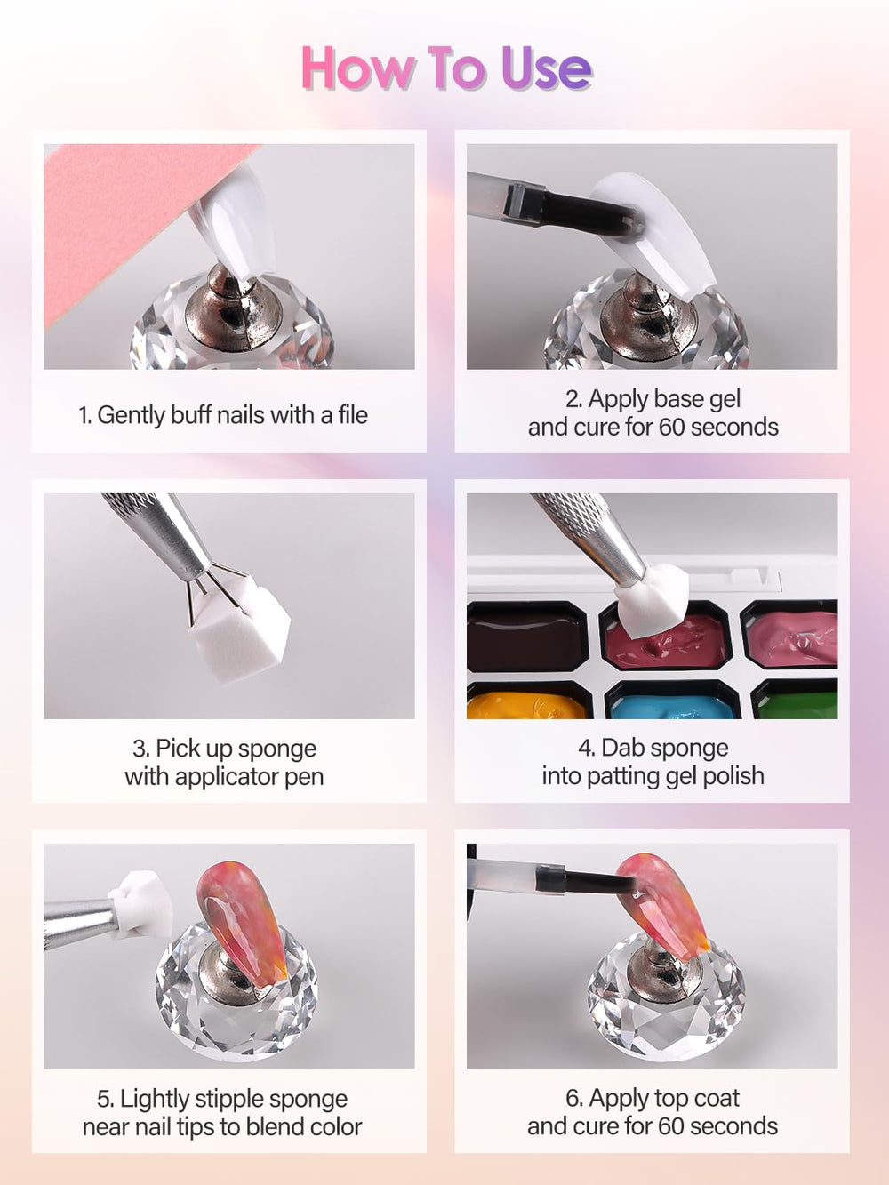 EBANKU LED/UV lamp compatibility for a long-lasting glossy finish.
