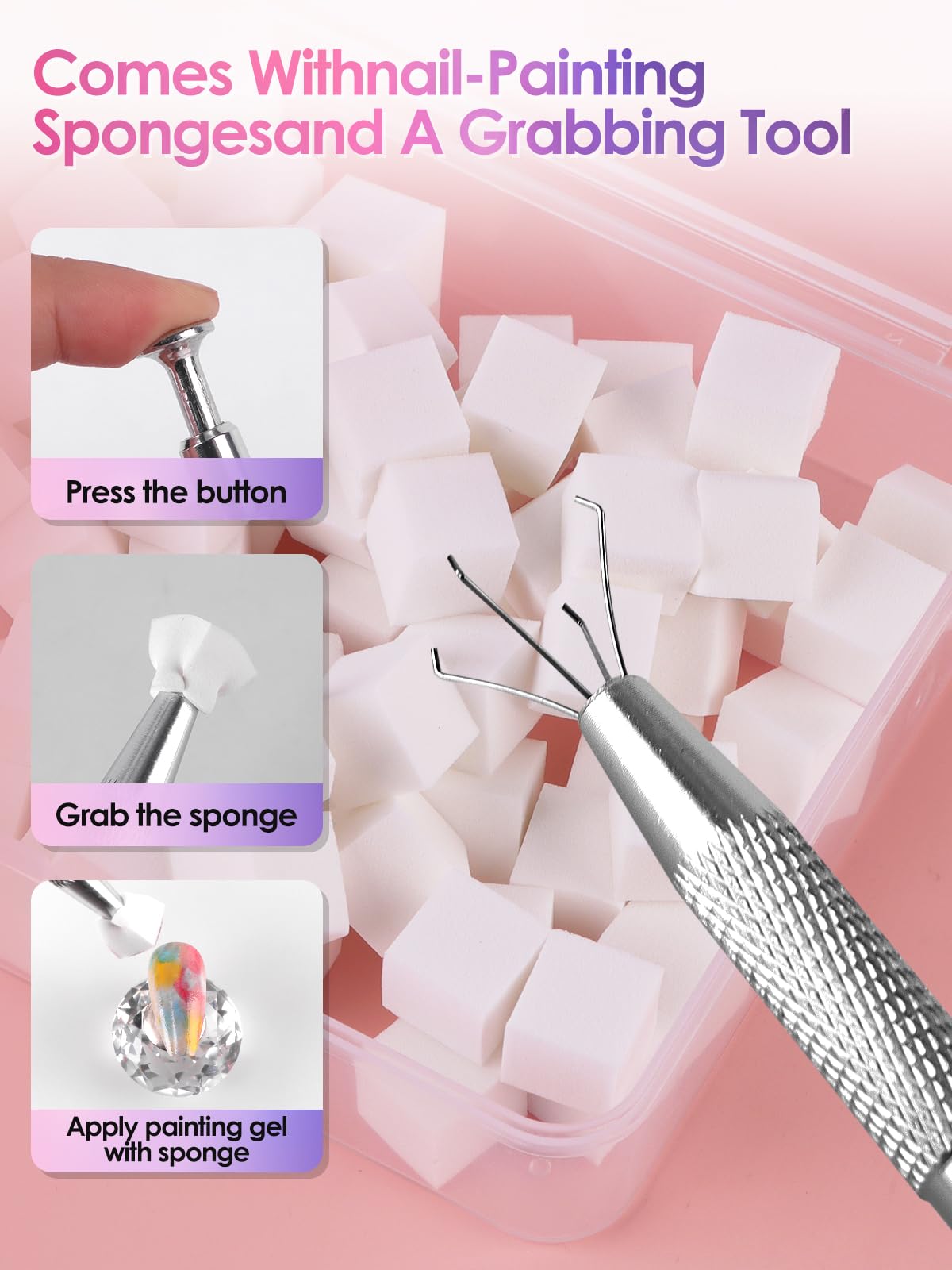 EBANKU nail brush tool for precise details and clean lines.
