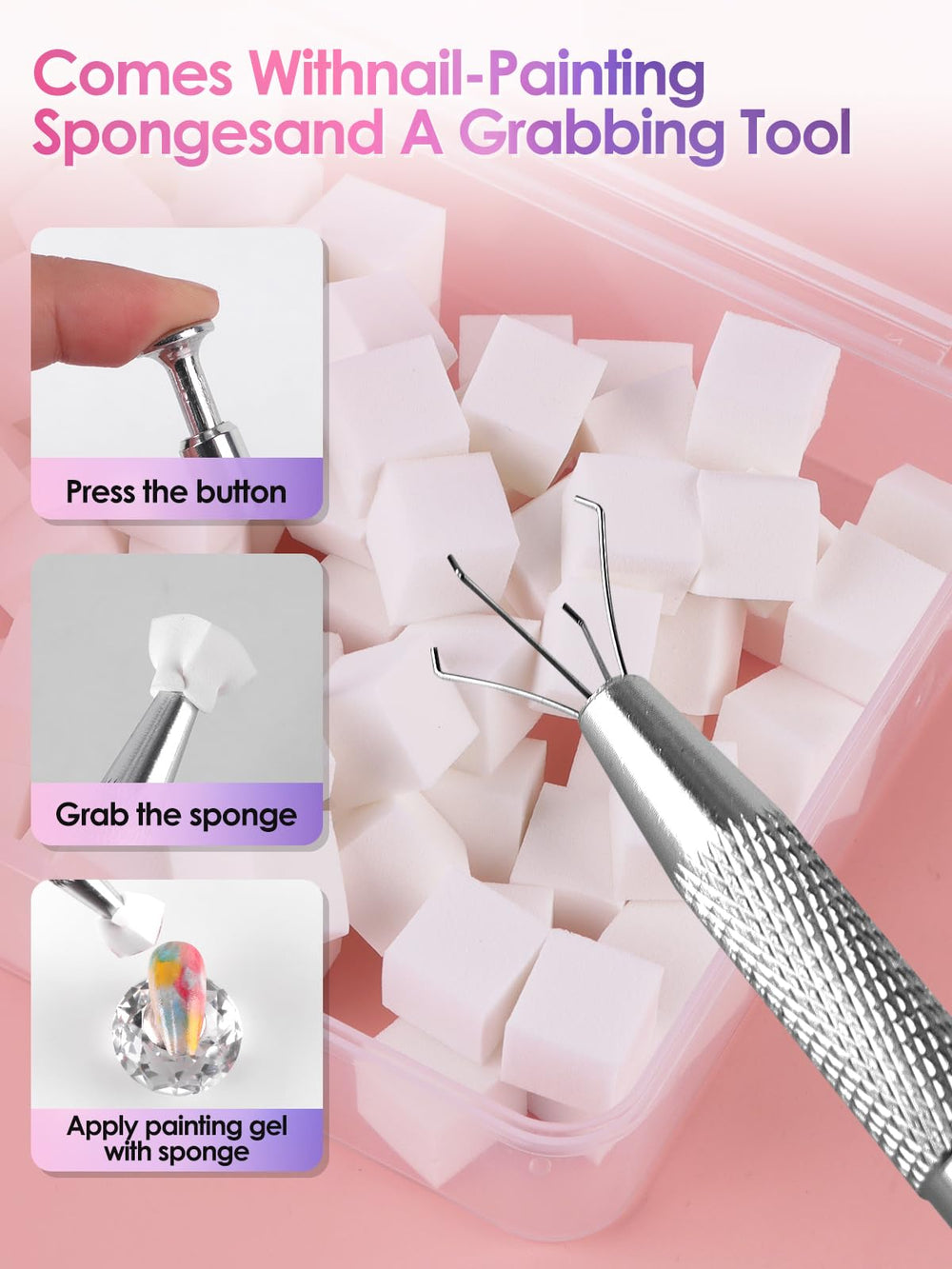 EBANKU nail brush tool for precise details and clean lines.
