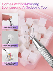 EBANKU nail brush tool for precise details and clean lines.