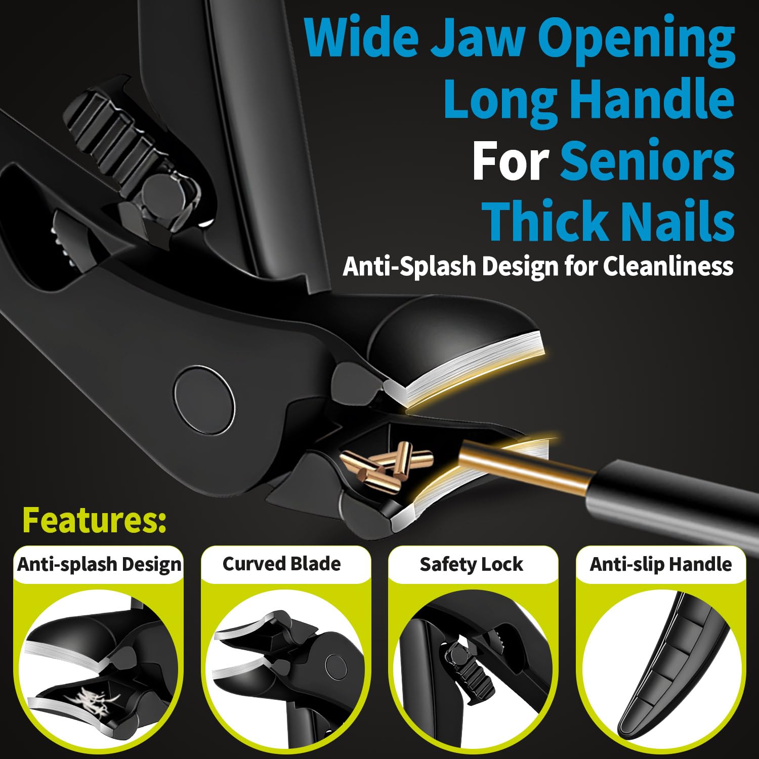 EBEWANLI ergonomic grip design supports comfortable use for seniors