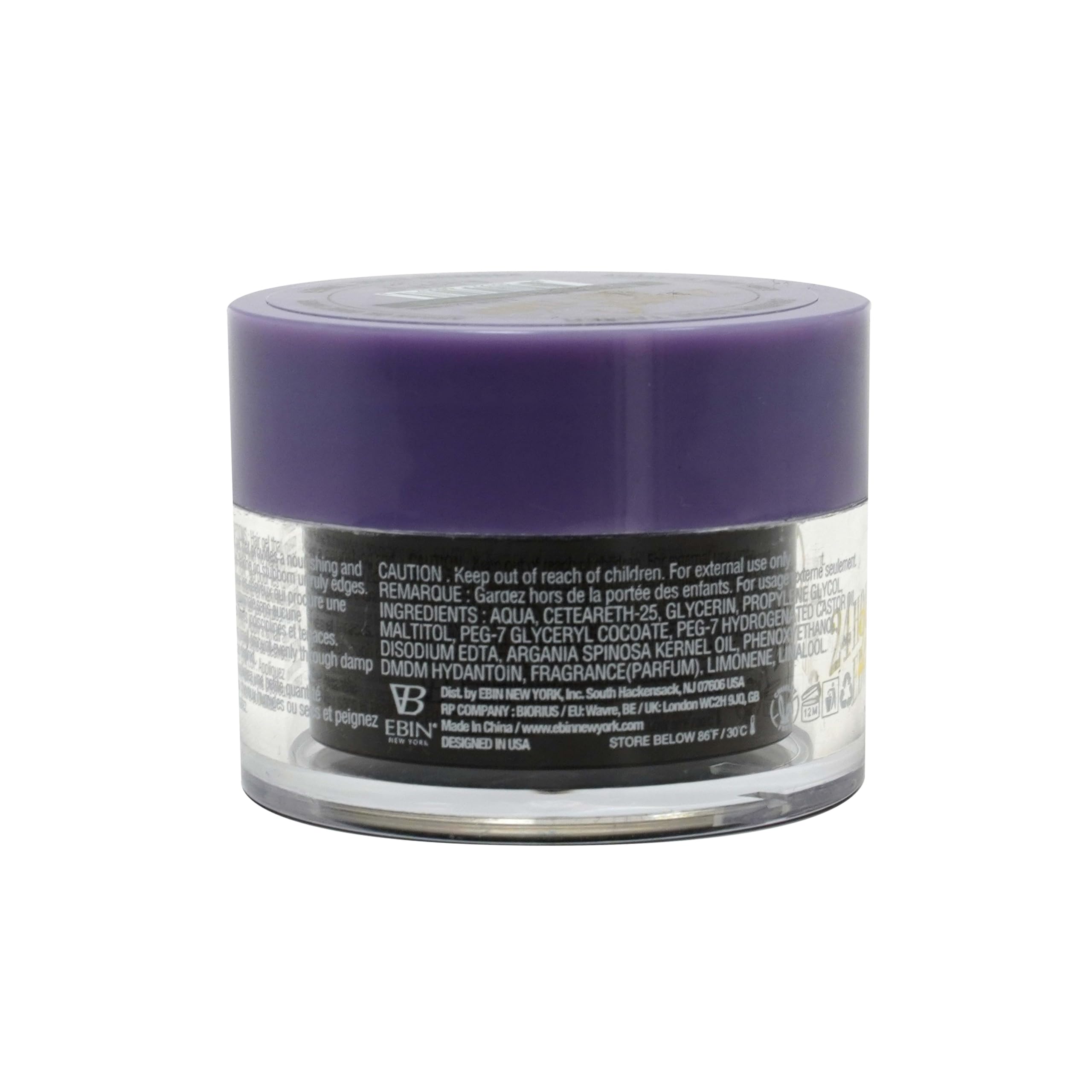 EBIN NEW YORK edge tamer application closeup for control