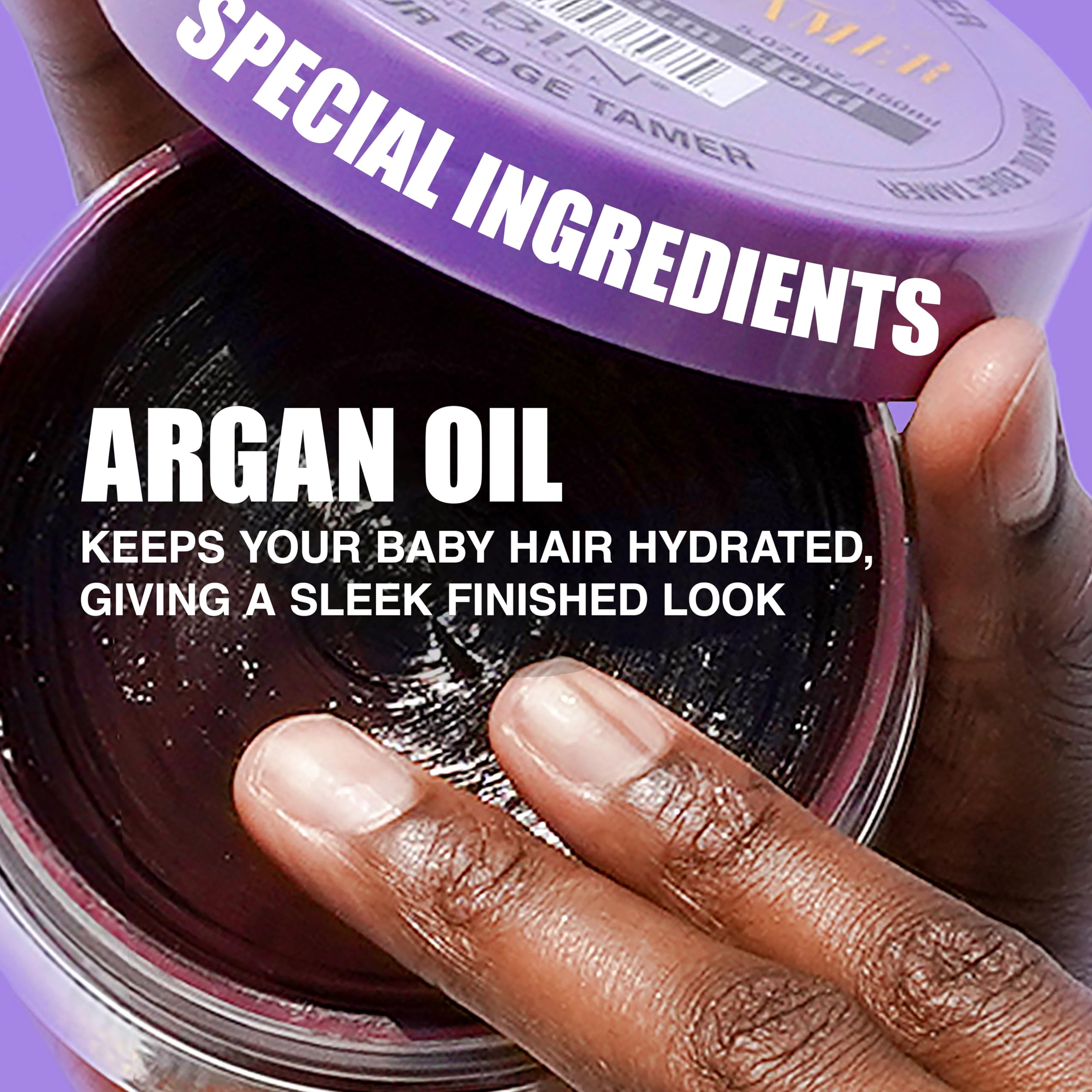 EBIN NEW YORK ponytail shot shows lasting shine and polish