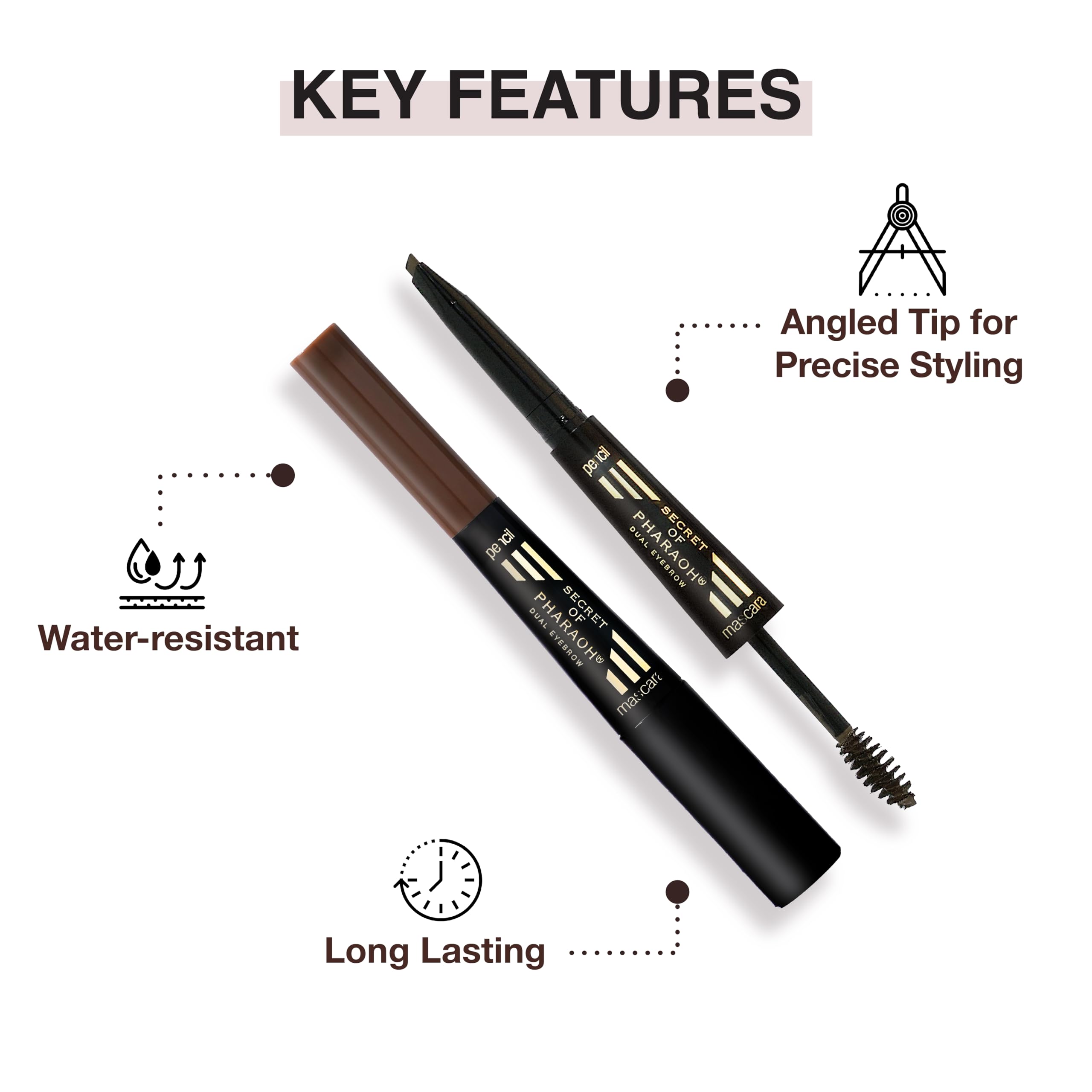 EBIN NEW YORK Secret of Pharaoh long-lasting finish for confident brows.