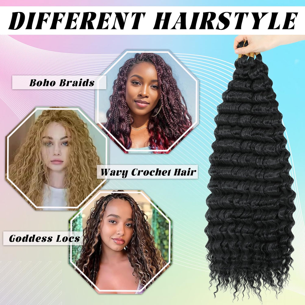 EBORAY braiding styles image demonstrates locs, braids, and twists variety