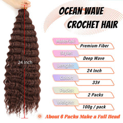 EBORAY crochet braiding hair offers a soft touch and blends well.