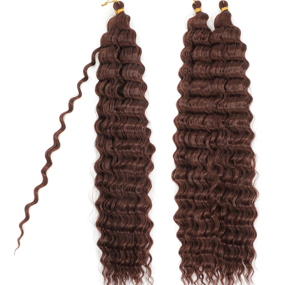 EBORAY easy-install crochet style demonstrated on models.