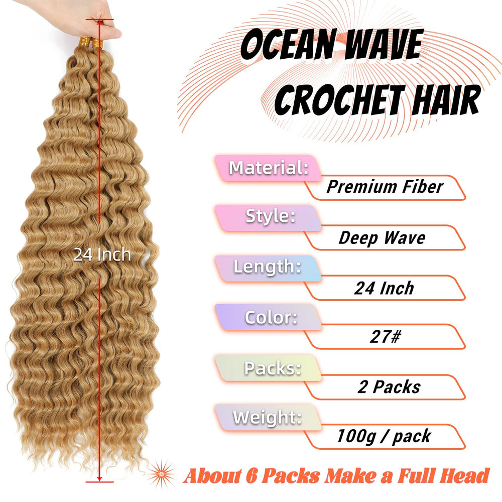 EBORAY crochet braiding hair 2-pack ready to install for quick protective styles