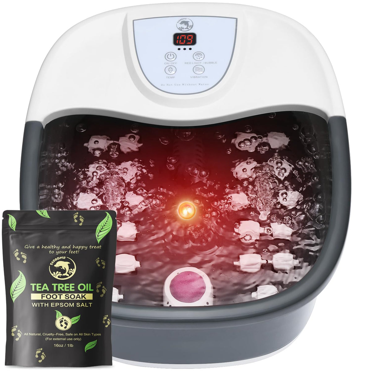 ECARBME Foot Spa Heat feature delivers steady warmth for comfortable, soothing soaks