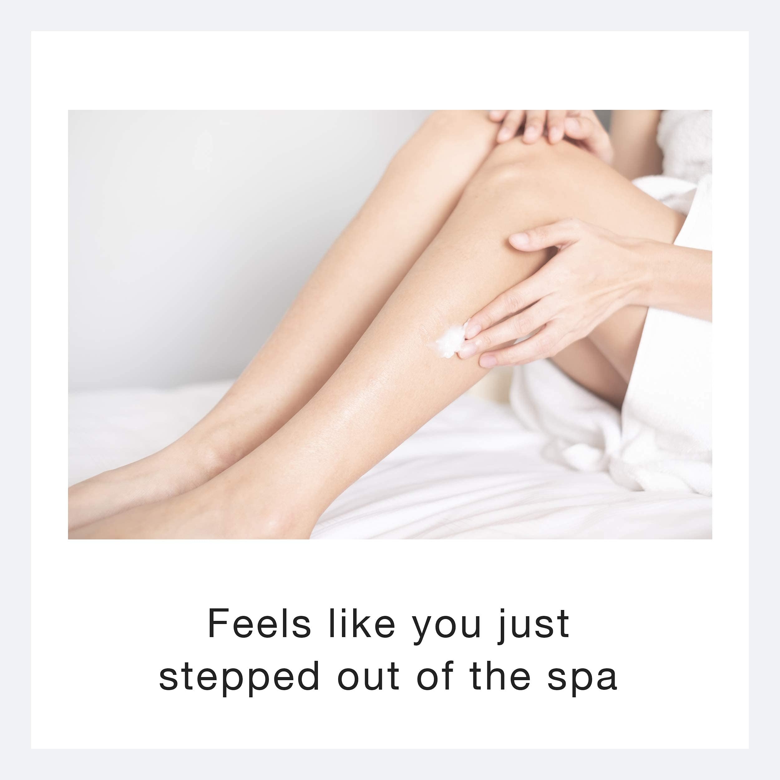 Ecco Bella Vanilla Body Lotion glow on legs and arms after use