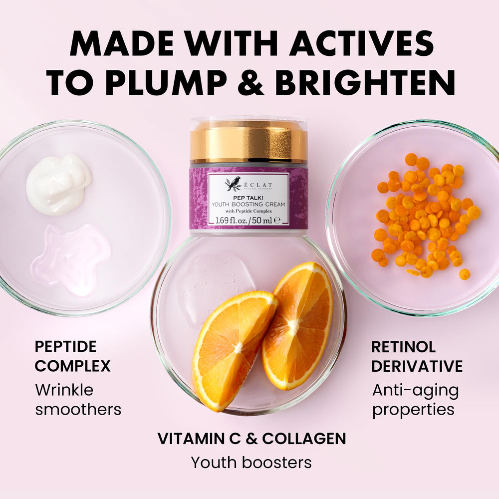 Eclat Skincare day cream jar texture indicating deep hydration