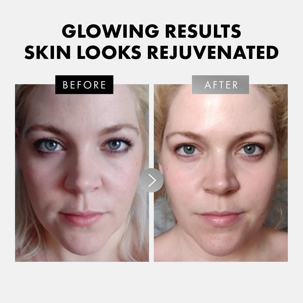 Eclat Skincare Hyaluronic acid serum bottle delivers deep moisture for a plumper look.