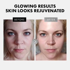 Eclat Skincare serum application on hand showing quick absorption.