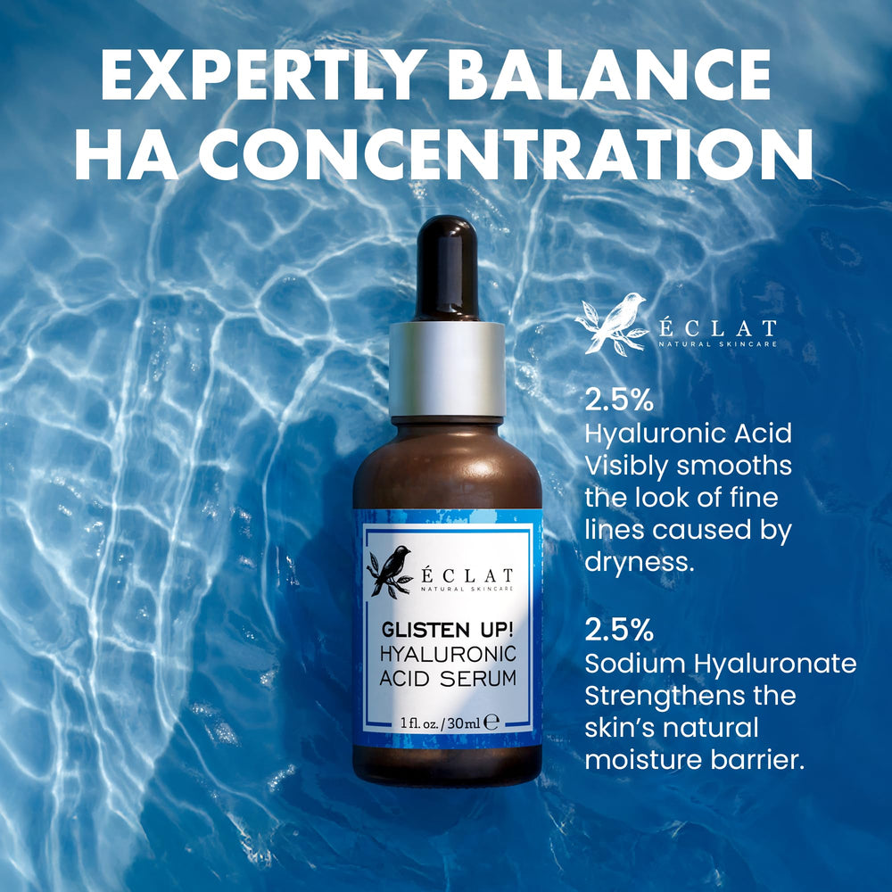 Vegan cruelty-free badge on Eclat Skincare packaging