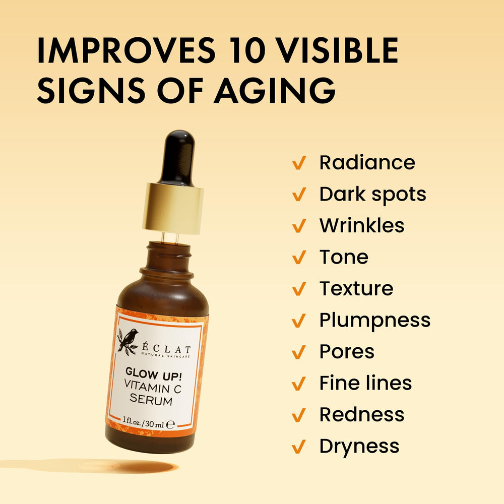 Eclat Skincare Vitamin C Serum with hyaluronic acid hydration boost