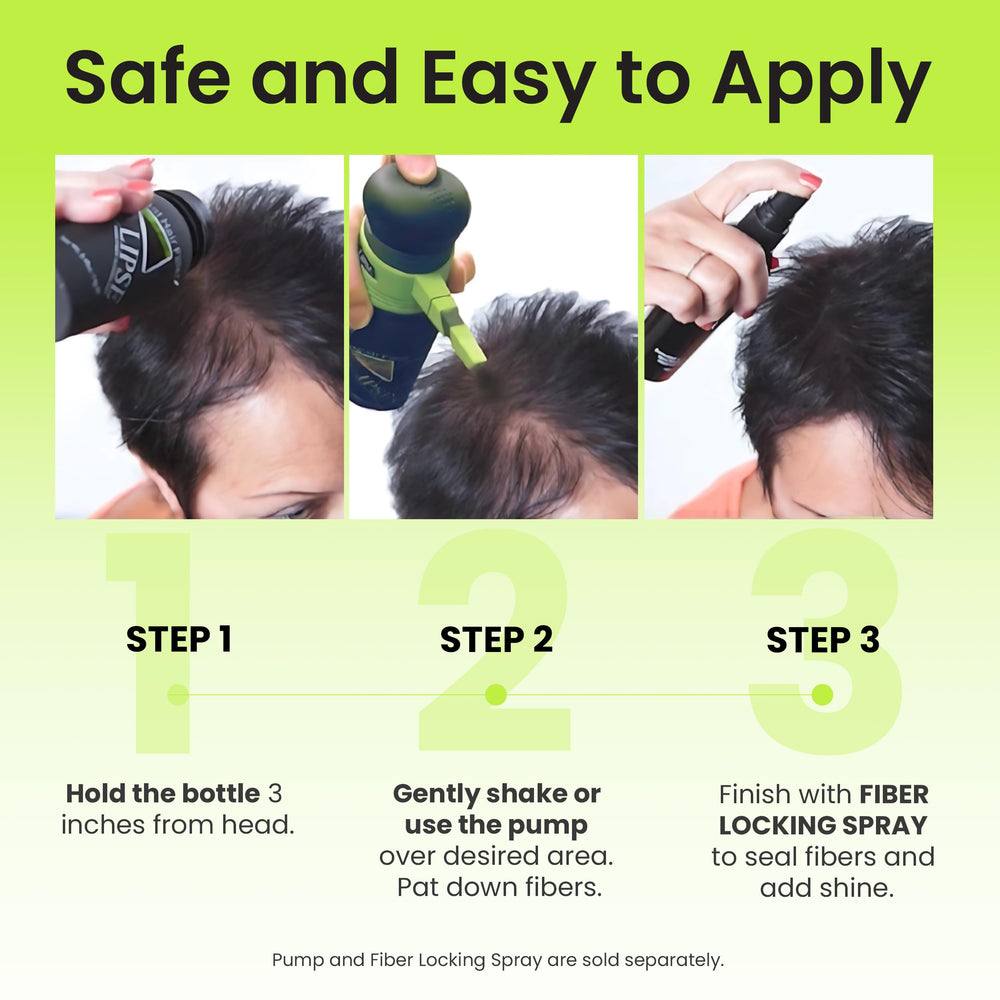 Eclipse Hair Fibers Dark Blonde used by pros for natural results.