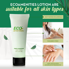 Eco Amenities green tea fragrance lotion suited for eco-conscious guests.