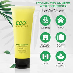 Leak-proof travel tubes from ECO Amenities secure toiletries during guests' journeys
