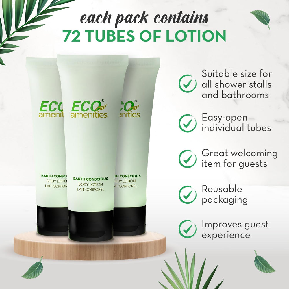 Eco Amenities paraben-free cruelty-free formula suitable for all skin types.