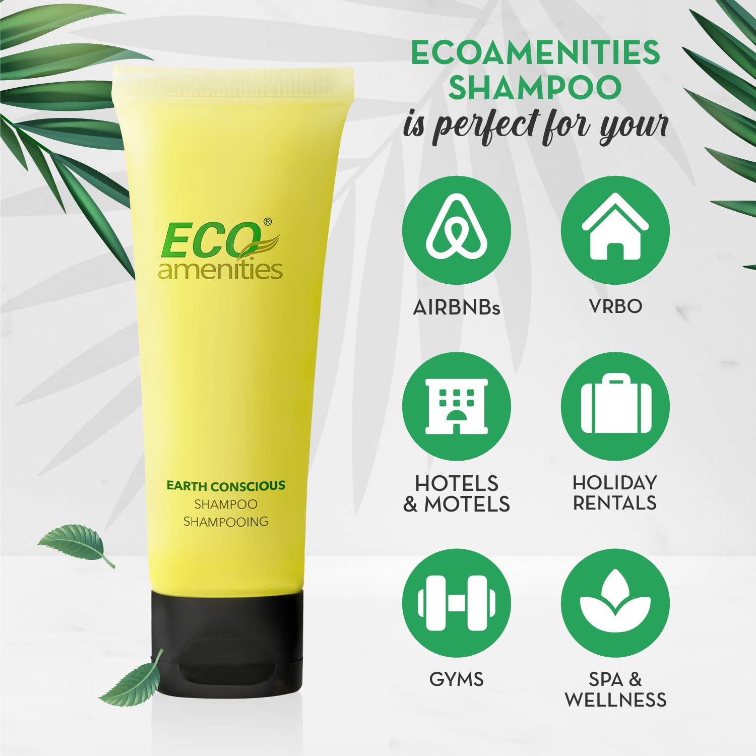 Flip-cap design on ECO amenities tubes for mess-free hotel use