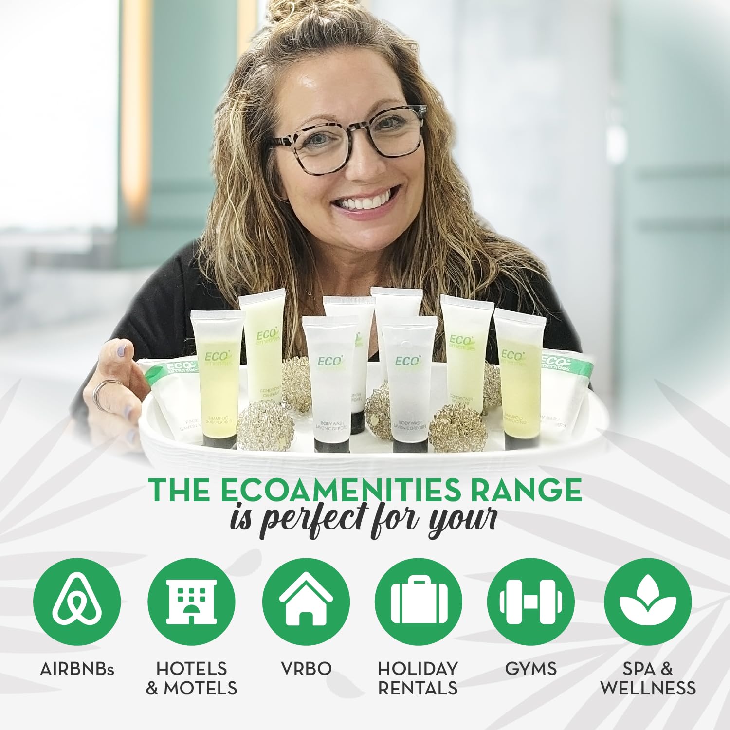ECO amenities 200-piece value pack for hotels and inns