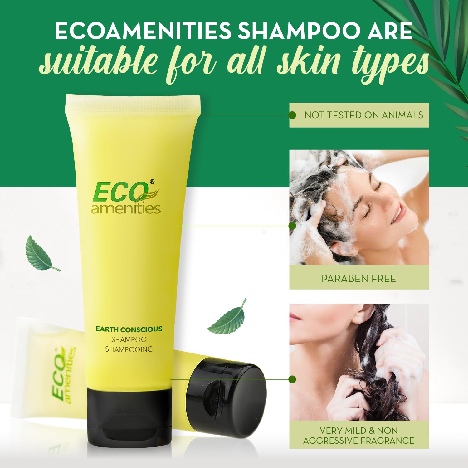 Individually packaged ECO amenities tubes simplify guest room restocking