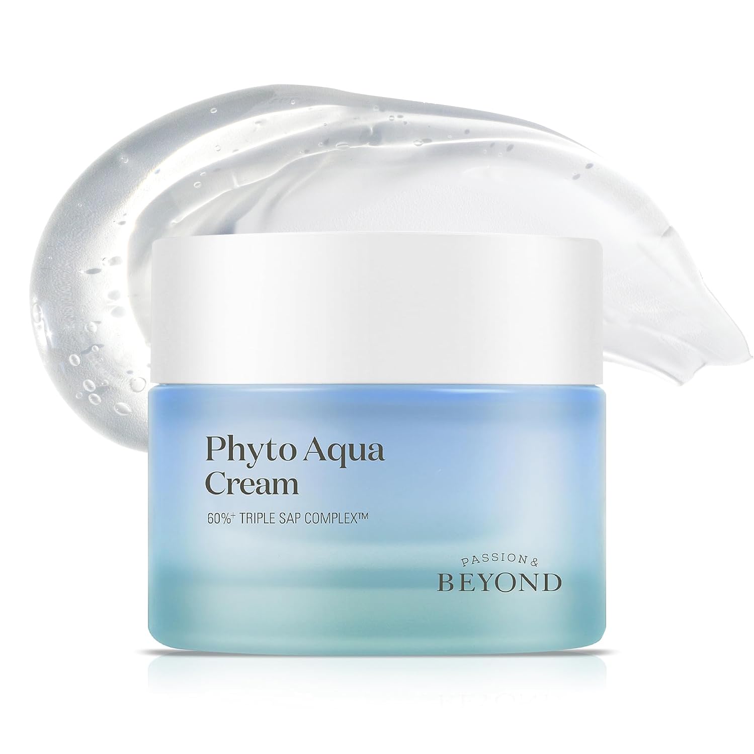Eco Beyond Phyto Aqua Cream bottle showing vegan formula for hydration