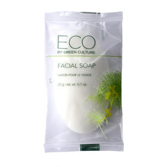 Eco by Green Culture SPEGCFL facial soap bar with clean scent, ideal for guest bathrooms