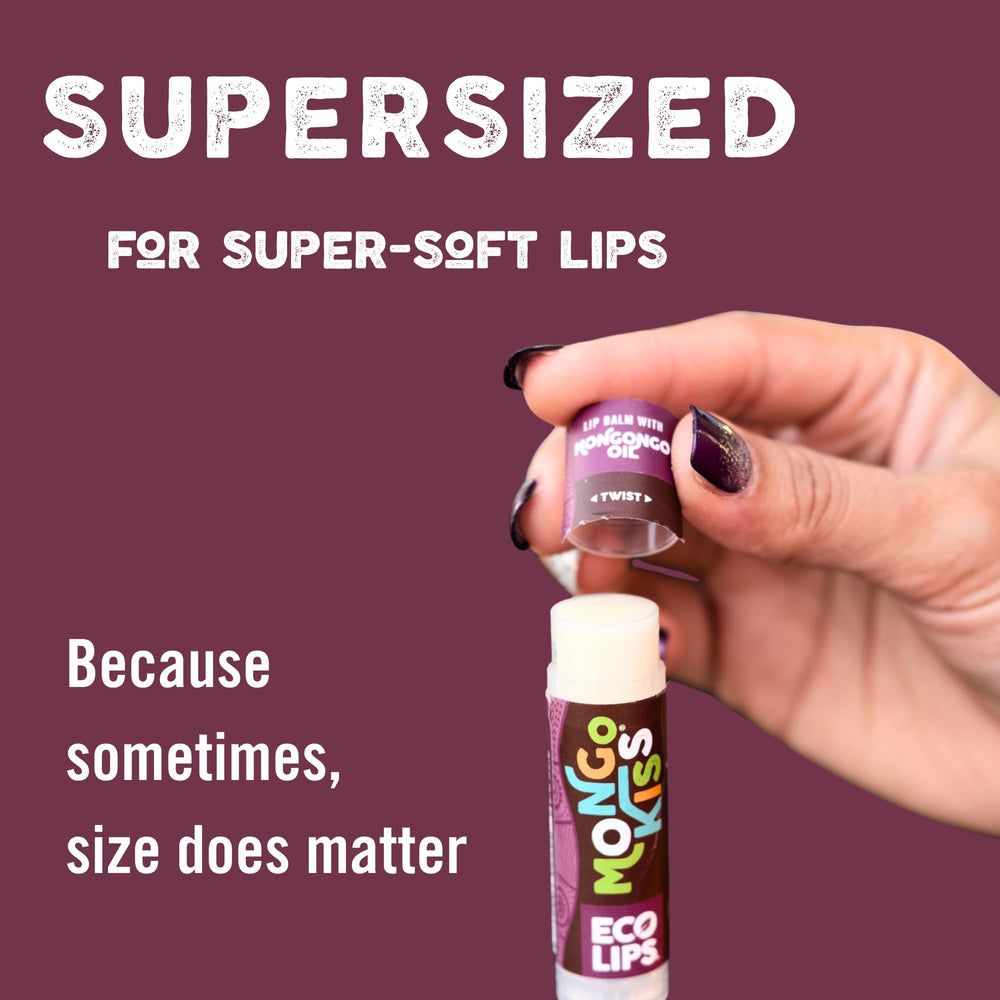 Eco Lips Mongo Kiss 7-pack set showing seven flavors