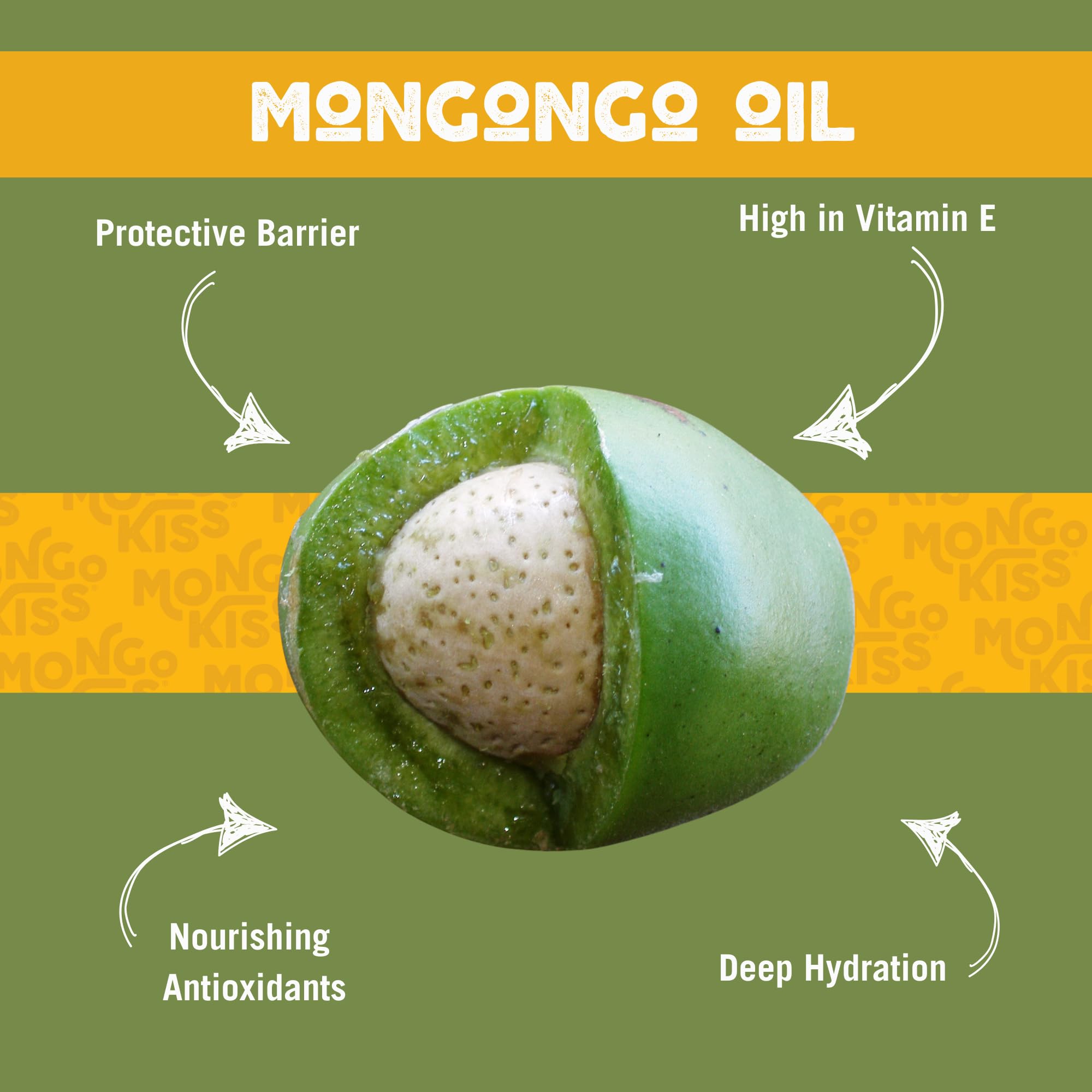 Close-up of Eco Lips Mongo Kiss tube highlighting vanilla honey scent.
