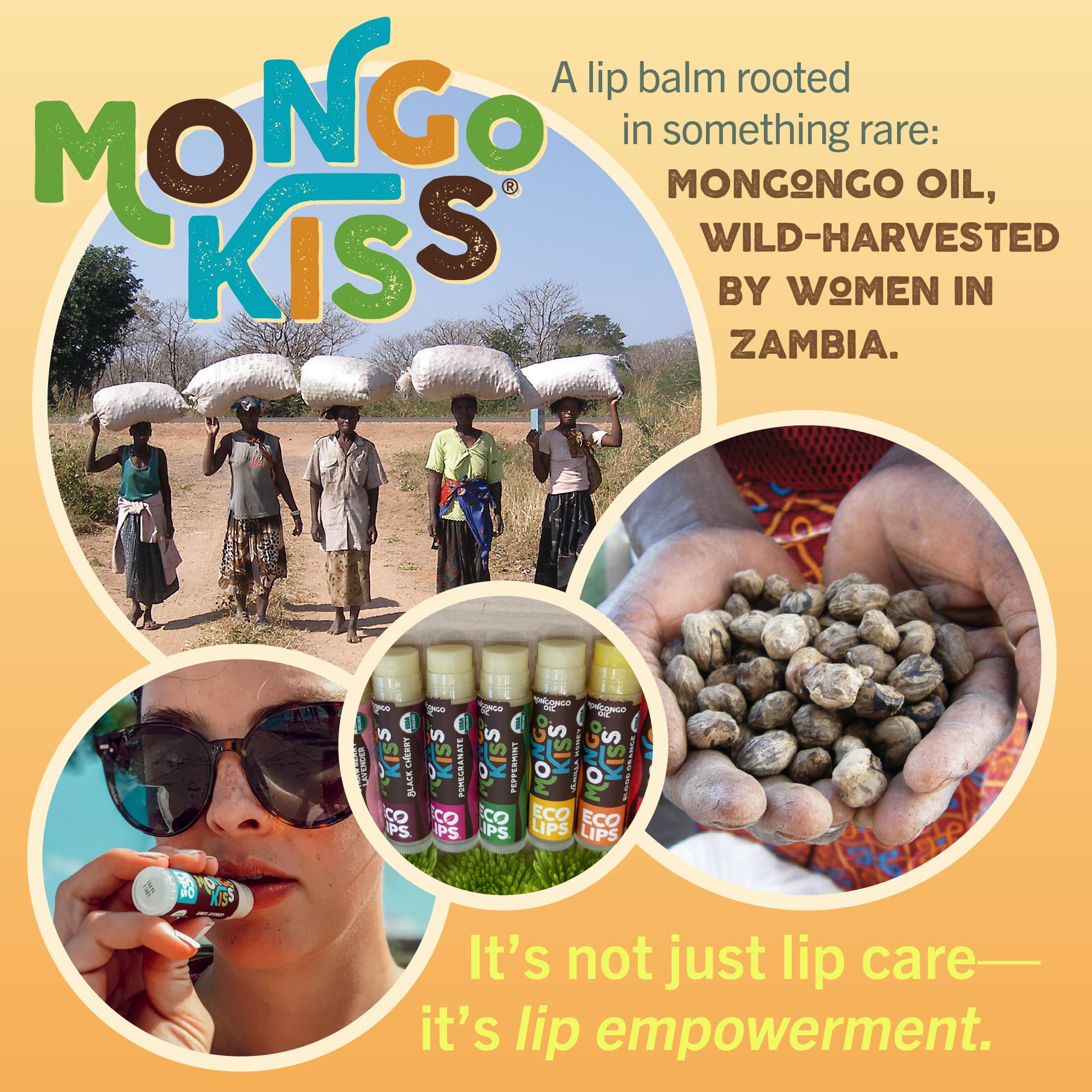 Eco Lips Mongo Kiss Yumberry tube for lasting lip care
