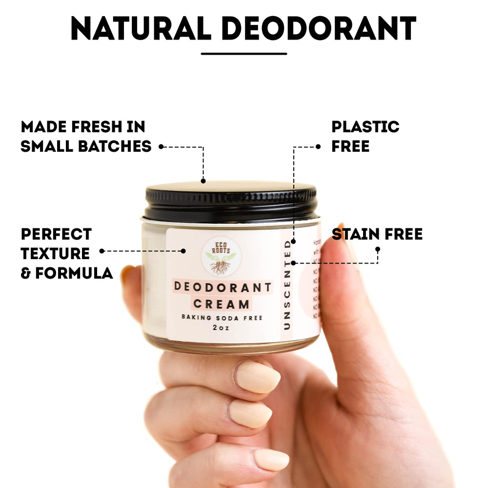 Gender-inclusive use of ECO ROOTS deodorant for women and men