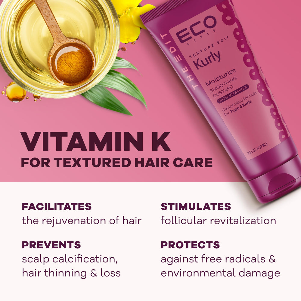 Eco Style Texture Edit frizz-smoothing mane proves quick taming on humid days.