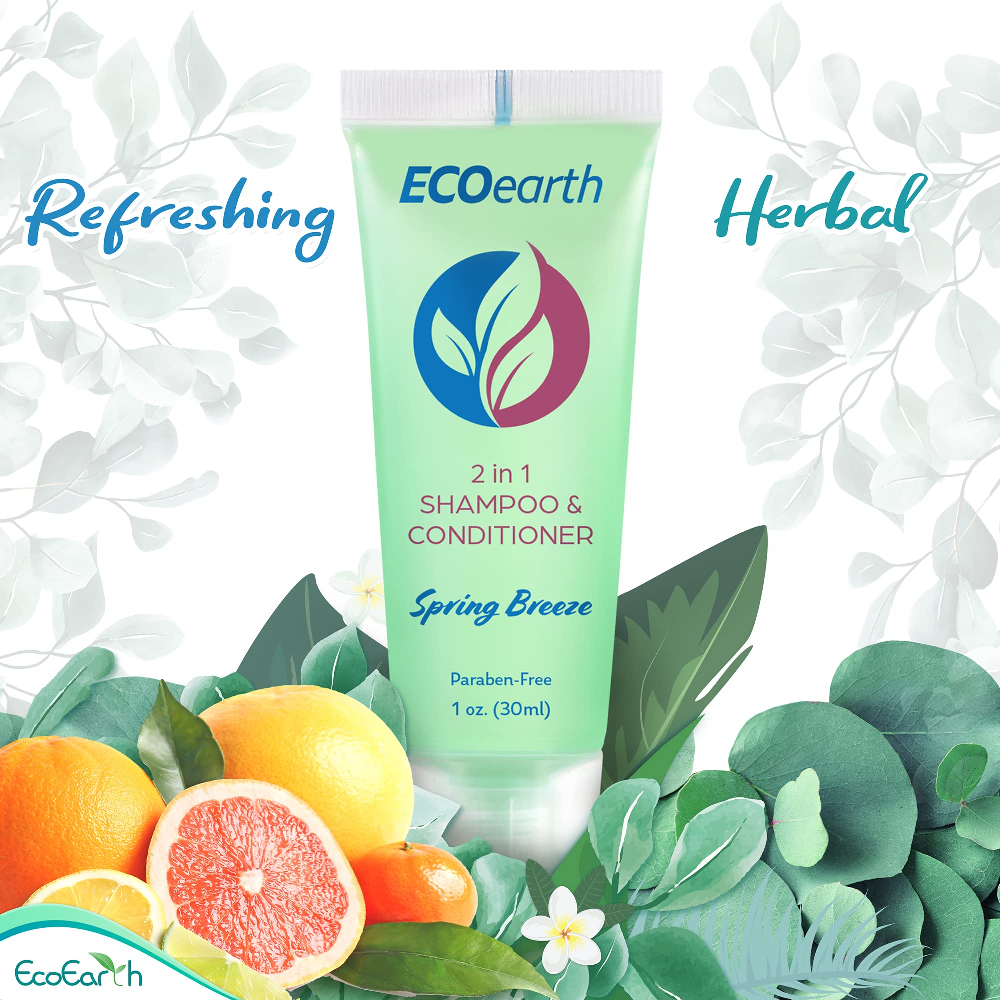Leak-proof EcoEarth travel packaging designed for safe guest amenities.