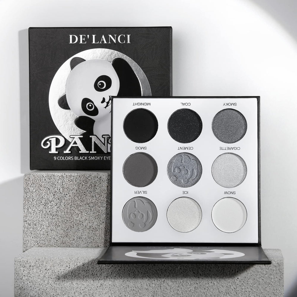 ecofavor Black Smoky Eye Palette compact design fits in tiny bags.