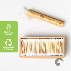 EcoFox double-tipped swabs for precise makeup or nail tasks.