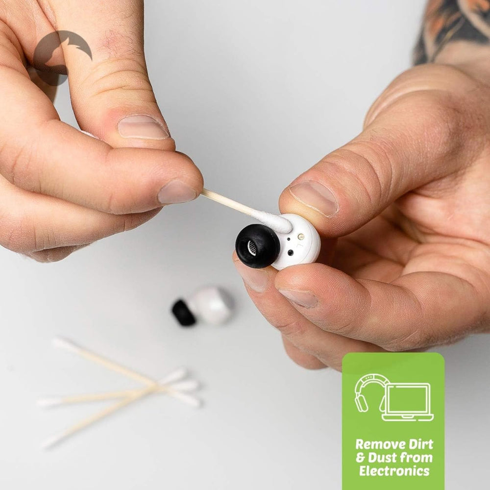 EcoFox travel-ready swabs fit in bags for on-the-go use.