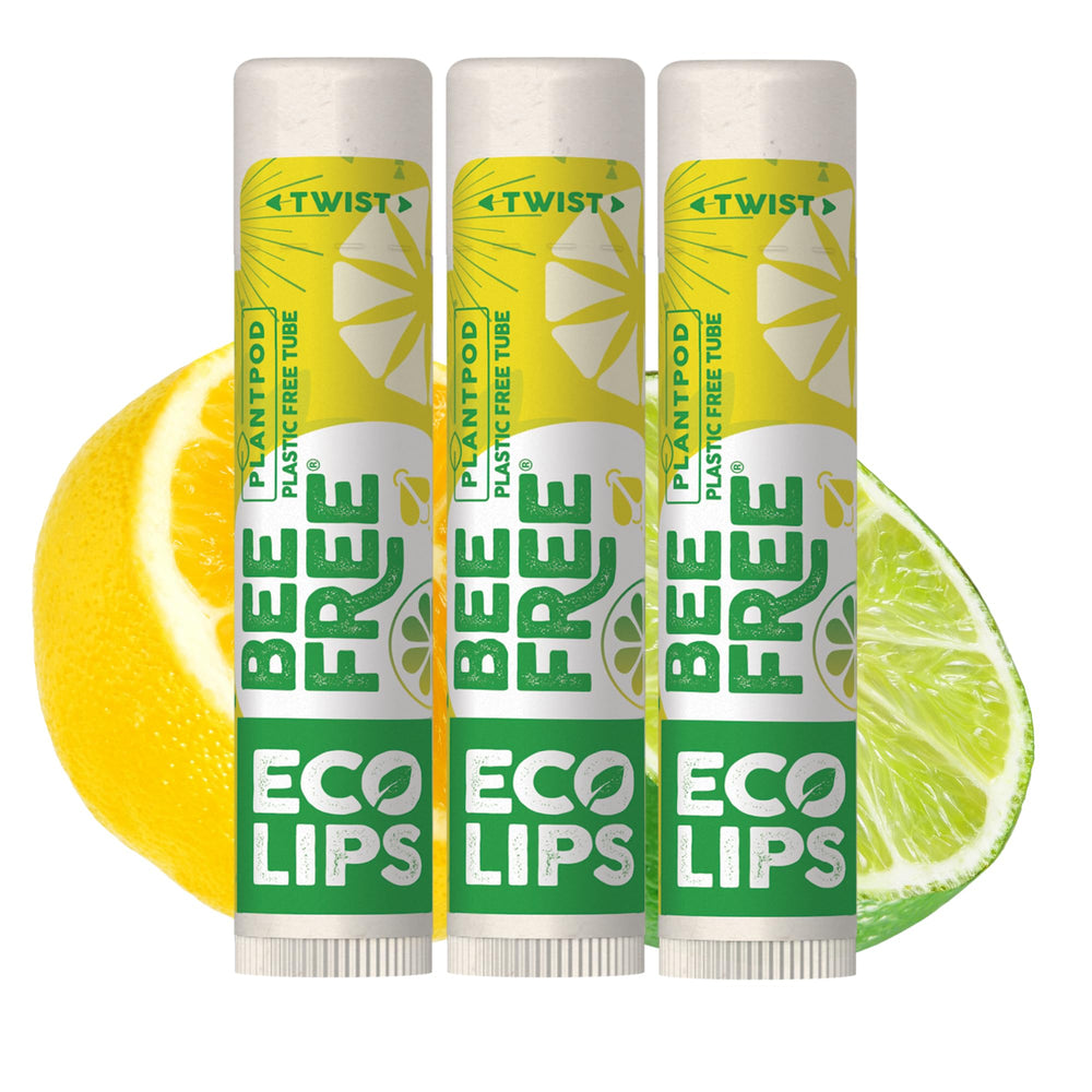 Eco Lips Lemon Lime balm outer packaging highlights sustainable design for on-the-go lip care