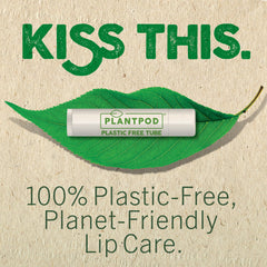 Close-up of Eco Lips Lemon Lime balm tube ready for precise, mess-free application