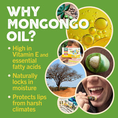 Eco Lips Mongo Kiss mongongo oil ingredient highlight for nourishment.