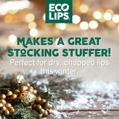 Eco Lips Winter Lip Care Duo packaging highlighting simple ingredients and gift-ready presentation