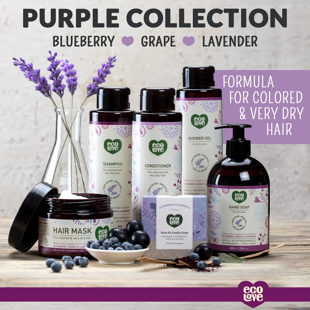 Lavender oil infusion provides a calming, spa-like wash.