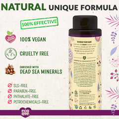 ecoLove Purple Collection label highlights vegan cruelty-free commitment.